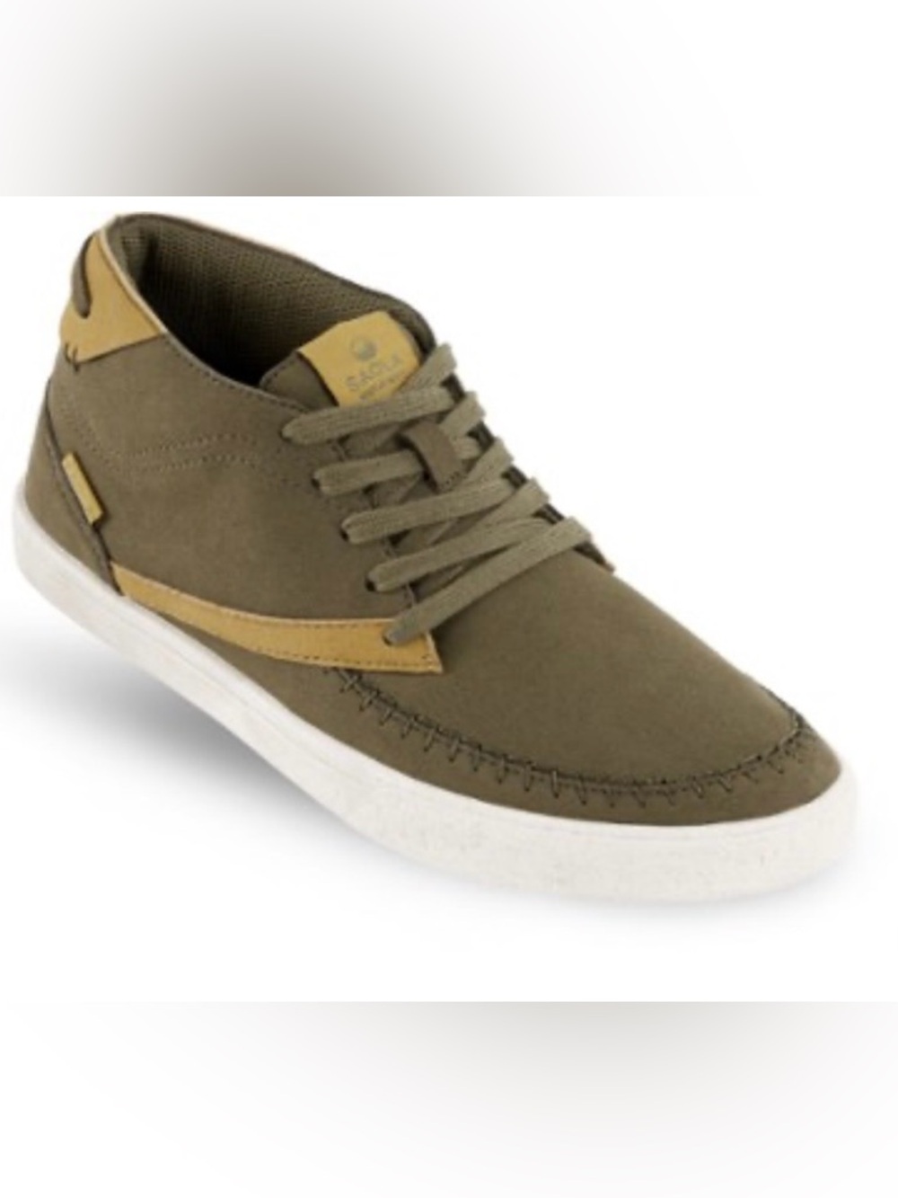 SAOLA Atacama shoes Mid-high tops Women’s size 8 Cork insole Green tan